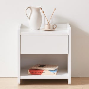 케일 400 1단 협탁 안방 침실 침대 옆 수납장 틈새 미니 선반 서랍장