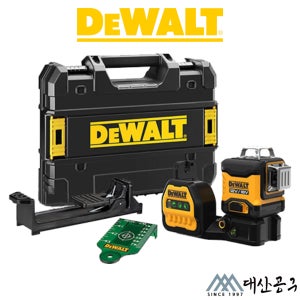 디월트 DCE089NG18 12V/20V 그린 레이저 레벨기 베어툴 수직 수평 미세 조절