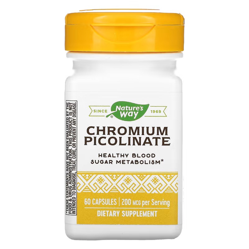 <b>네이쳐스 웨이 크롬</b> 피콜리네이트 200mcg 60캡슐