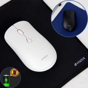 고성능 가벼운 충전식 무소음 무선 마우스 심플한 디자인 USB 충전 조용한 무선형 마우스