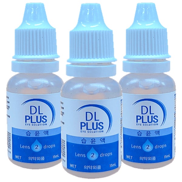 렌즈365 365샵 렌즈습윤제 하드렌즈습윤액 용액 드림렌즈습윤액 15ml 3개