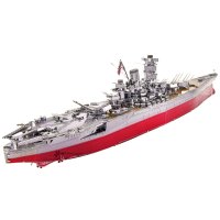 야마토 전함 배틀쉽 조립식 모형배 세계대전 전투함 선박 3D 메탈퍼즐 DIY 배 미니어쳐