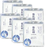 Sekkisei Supreme White Lift Mask 세이키세 설기정 슈프림 화이트 리프트 마스크 팩 15ml 6팩