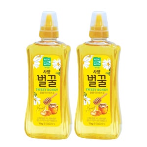 녹차원 사양벌꿀 1kg x 2개
