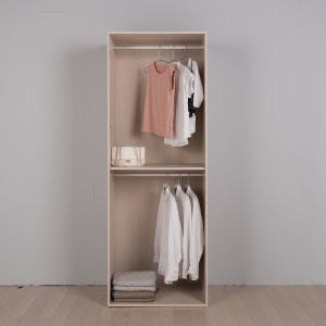 리바트 퓨리타 1000 키큰옷장 일반도어 화이트