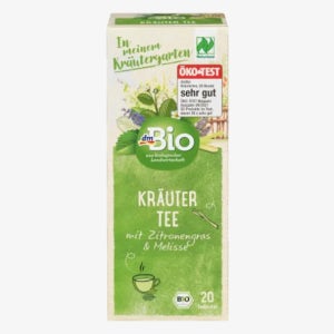 독일 데엠비오 유기농 허브티 레몬그라스 펜넬 로즈마리 생강 굿모닝 굿나잇 브렌네셀 20티백