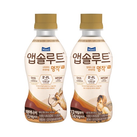 리뉴얼 앱솔루트 명작 액상 2FL 분유 1-2단계 24입(니플미포함)