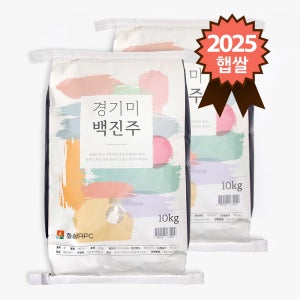 촉촉하고 찰진밥 경기미 백진주 10kg, 2개
