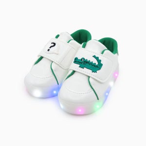베이비솔 아기신발 유아 신발 키즈 운동화 남아 LED 궁금한악어