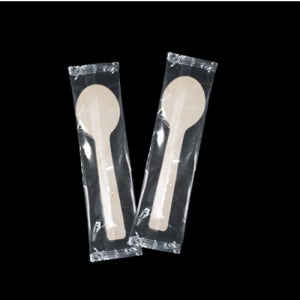 우드 아이스크림 스푼 100mm 2000개입 개별포장 숟가락 친환경 나무 수저 일회용