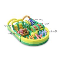 노리왕 장애물 숲속 챌린지 에어바운스 대여 유치원 학교 교회