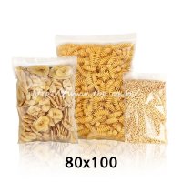 Z-17 PE 투명 지퍼백 80x100(두께50) (2,000장) 채소 과일 농산물 비닐 태방 숨쉬는필름