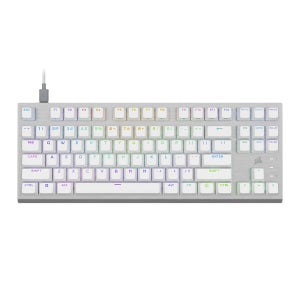 커세어 K60 RGB PRO TKL OPX 광적축 텐키리스 기계식 게이밍 키보드 화이트