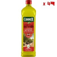 COOSUR Mild olive oil 0.4 쿠수르 마일드 올리브 오일 0.4 1L 4팩