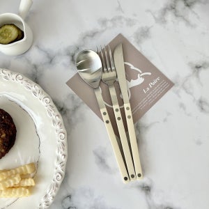 보겐 쌍띠에 커트러리 디너스푼 포크 나이프 사브르 조합 디자인 젓가락