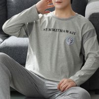 봄가을 잠옷 세트 순면 키 큰 남자 L~4XL 기장이긴 옷