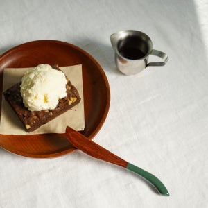 (대한민국 우수문화상품) 칠몽 국내산 순수 옻칠 나무 버터칼1pcs