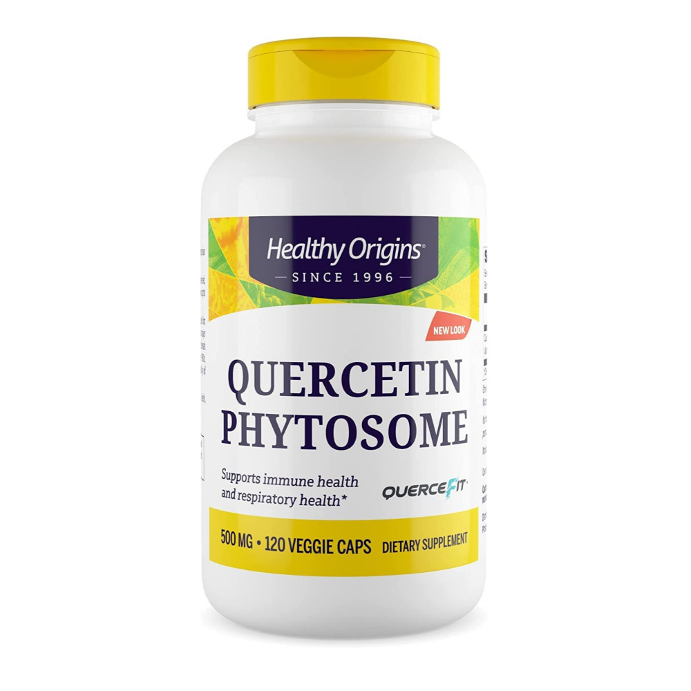 퀘르세틴 파이토솜 Quercetin Phytosome 500 mg, 베지 캡슐 120정