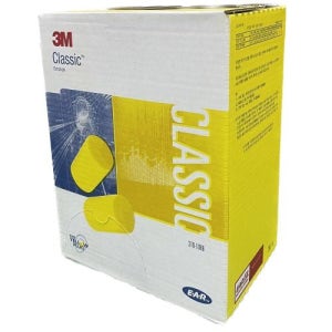 3M 청력보호구 귀마개 클래식 Classic 끈무 200조