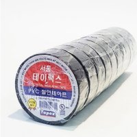 케이엠라이팅 서통 전기 절연 테이프 전선 연결 PVC 테이프 흑색