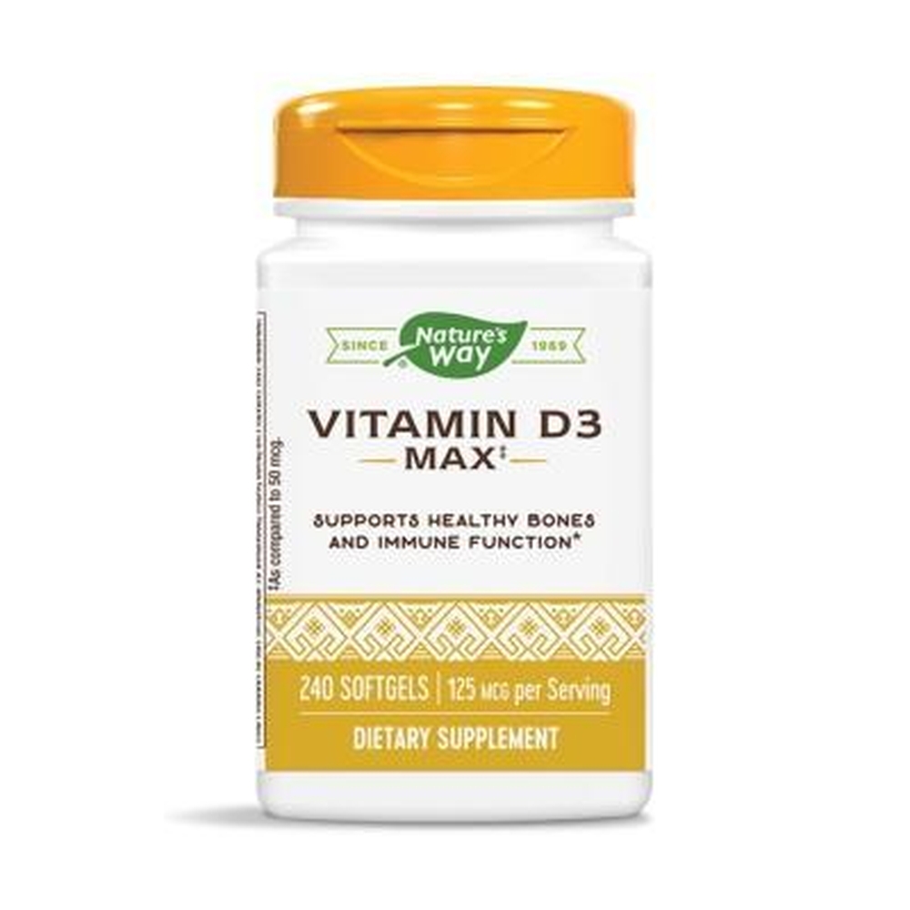[Nature’s Way 네이쳐스 웨이] 비타민 D3 맥스, 240 소프트젤, Vitamin D3 Max