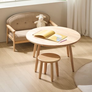 팀버토츠 올라운드 패밀리 SET (테이블 1개+스툴 1개)