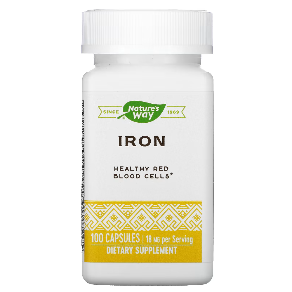 <b>네이쳐스웨이</b> 아이언 철분 18mg 100캡슐