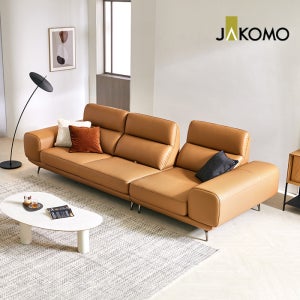 [자코모] 루트 4인 기능성 레체 이태리 천연면피 소가죽 소파