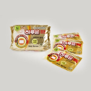지엘 국내생산 일회용 캠핑용 군인 등 붙이는 핫팩 하루온팩 12시간 지속 개별포장 1매입