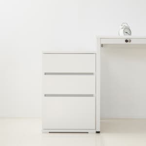 앤디 책상서랍장 3단 책상하단 보조 책상서랍 화이트