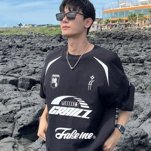 페이크미 갤 gal BSV 블랙 스퀘어 뿔테 여자 남자 선글라스