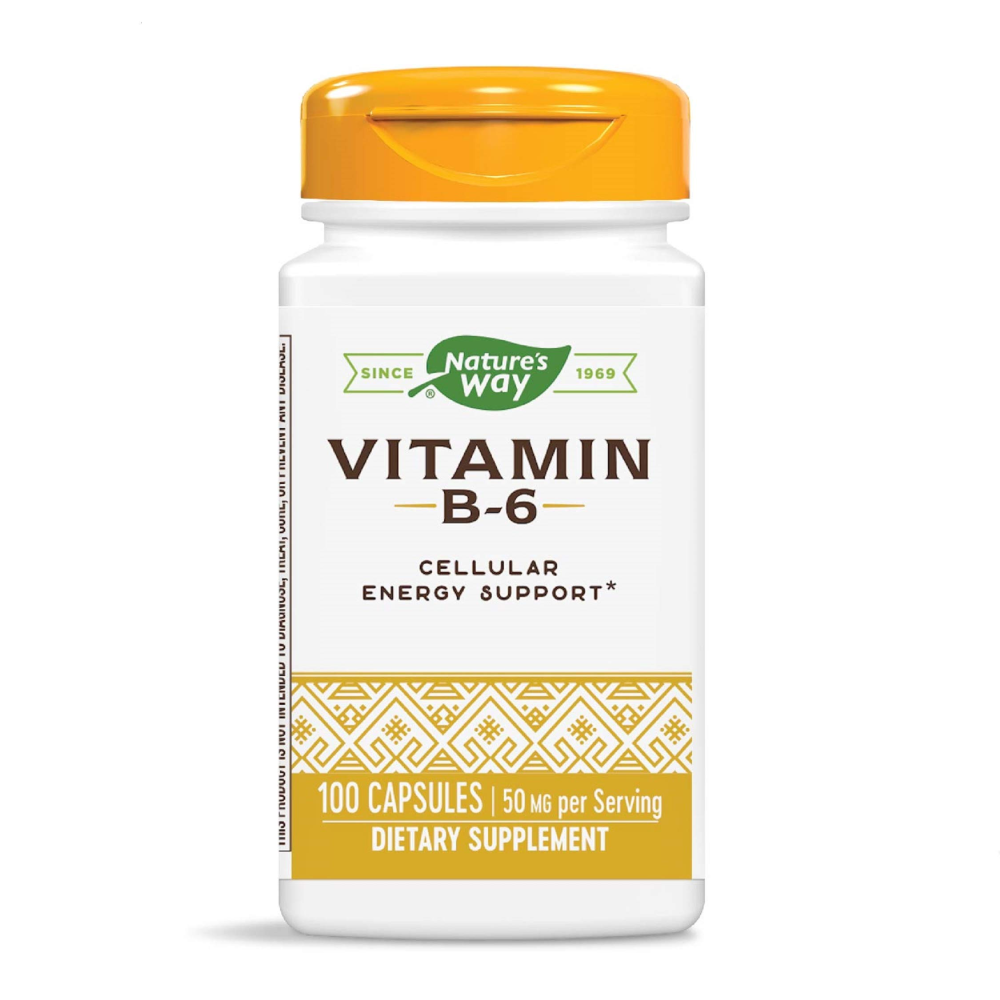 네이쳐스웨이 <b>비타민B6</b> <b>비타민</b>비 50mg 100캡슐
