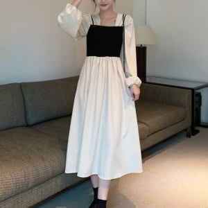 20대 여자 봄 롱 원피스