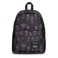 이스트팩 X 심슨 콜라보 아웃오브오피스 백팩 eastpak Out Of Office The Simpsons Black