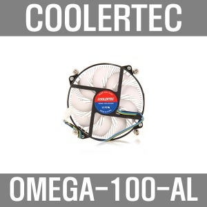 쿨러텍 OMEGA-100-AL 2BALL 115X CPU 슬림 쿨러