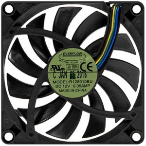 쿨러텍 EVERFLOW R128010BU-4P PWM 쿨러