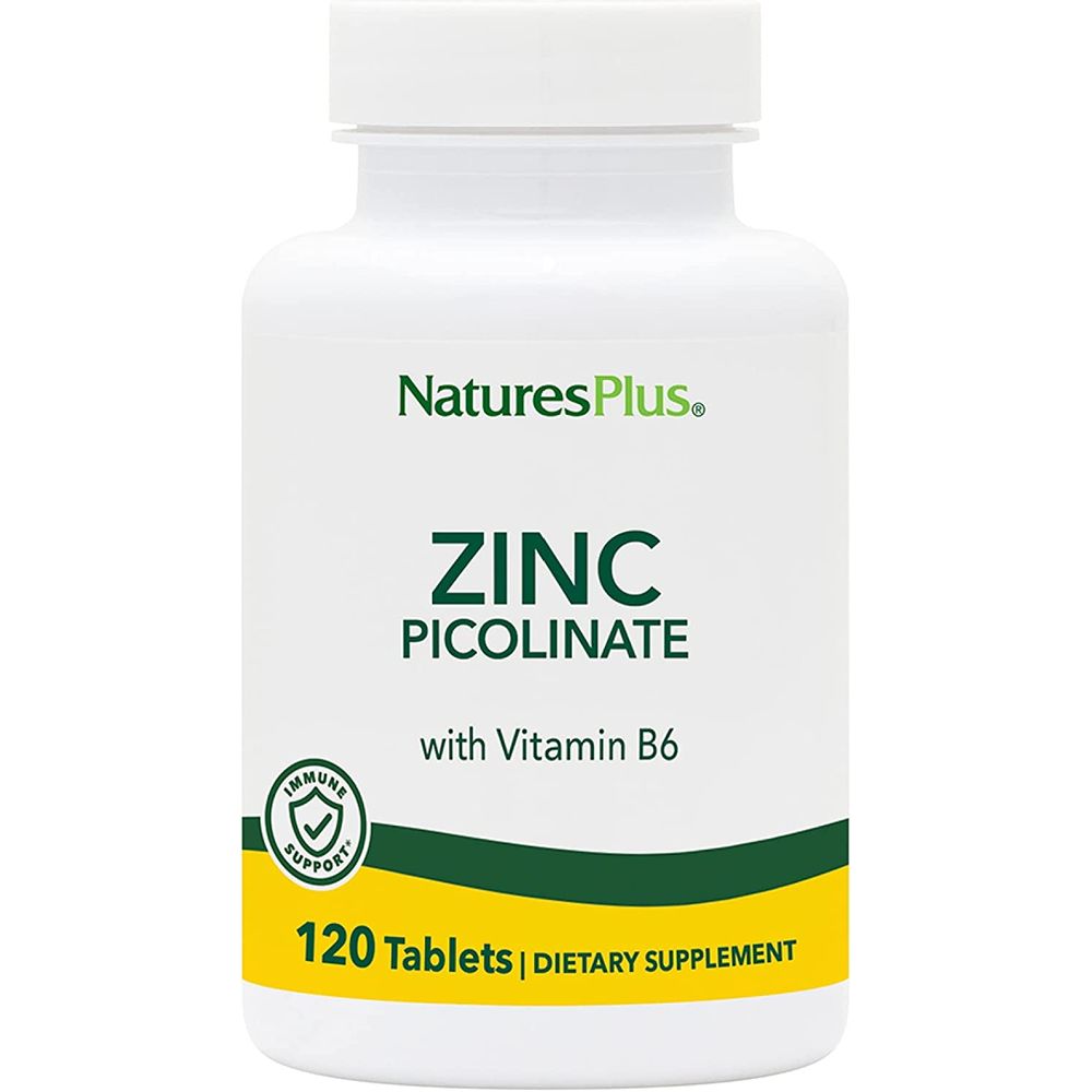 <b>NaturesPlus 아연</b> 피콜리네이트 30mg Zinc Picolinate 비타민 B6