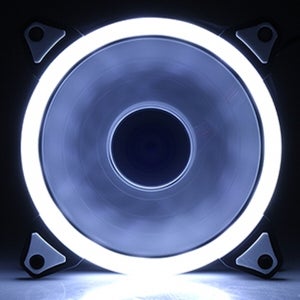 쿨러텍 SUPER LED RING-12025 WHITE 120mm LED팬 쿨러