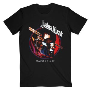 공식 JUDAS PRIEST 주다스 프리스트 Stained Class Album Cover 반팔 티셔츠