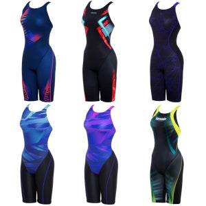 토네이도 여자 실내 수영복 5부 반신 모음전