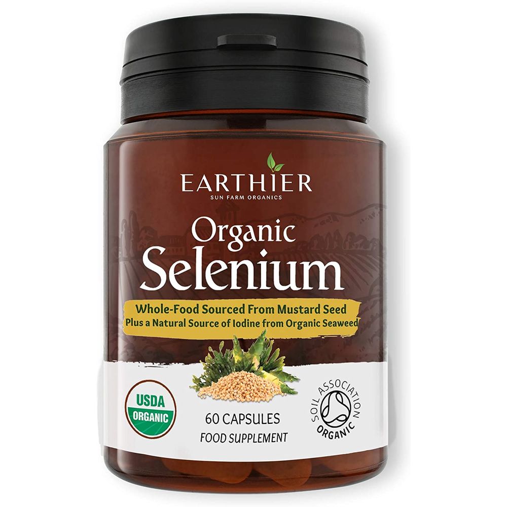 EARTHIER Organic <b>Selenium</b> 이어씨어 <b>셀레늄</b> 항산화셀레니움 60캡슐