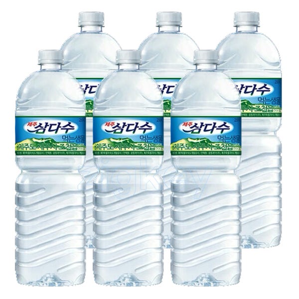 제주 삼다수 2L x 6병 먹는샘물 안전한 생수 가정 배달 정기구독 (무/유라벨 랜덤)