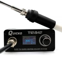 Quicko T12942 미니 OLED 디지털 납땜 스테이션 T12907 핸들 JL02 BL BC1 KU 전원 공급 장치 T12ILS
