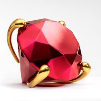 제프쿤스, Jeff Koons, Diamond (Red), 2020