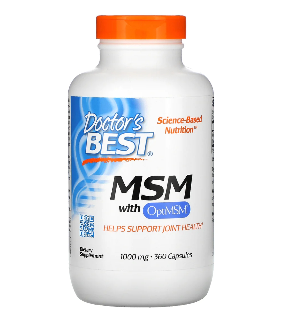닥터스베스트 위드 옵티 <b>MSM</b> <b>1000mg</b> 대용량 360정 4개월-6개월분
