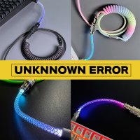 UNKNOWN ERROR RGB LED USB-C 항공 케이블 시리즈