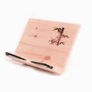 소나무 오동나무 원목 독서대 1단 튼튼한 각도조절 책받침대 고시생 학생 직장인 선물 거치대