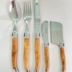 라귀올 장네론 커트러리 나이프 포크 스푼 스프레더(버터나이프) 치즈커터 5종세트 5컬러