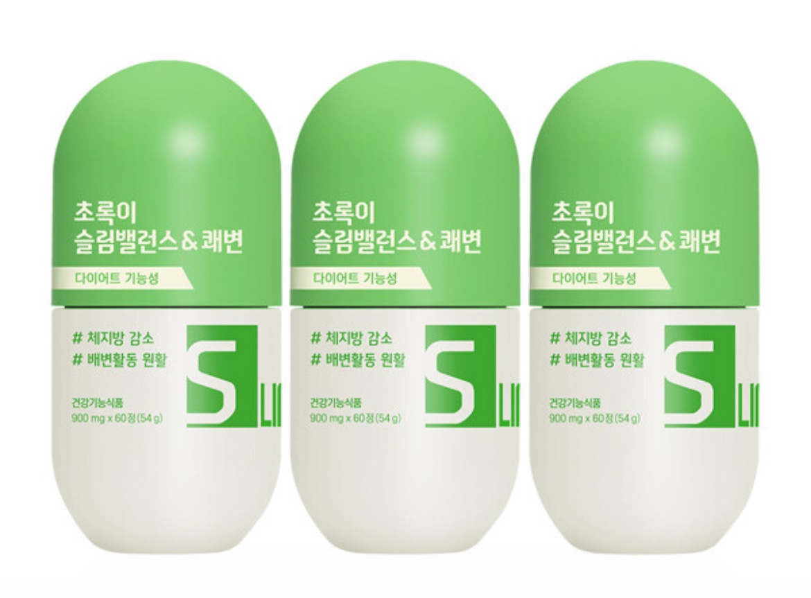 <b>GRN</b> 초록이 지방 CUT 다이어트 60정 3개입 카테킨 녹차추출물