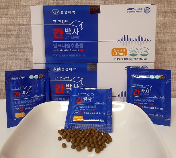 경성제약 간박사 1개월 밀크씨슬추출물 실리마린 음주후 피로개선 간영양제